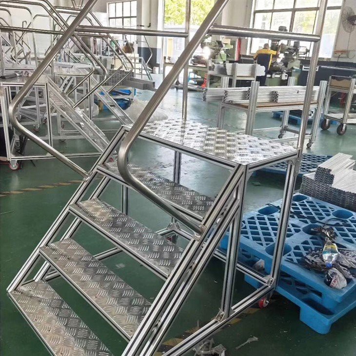 Immovable Aluminum Profile Stairs