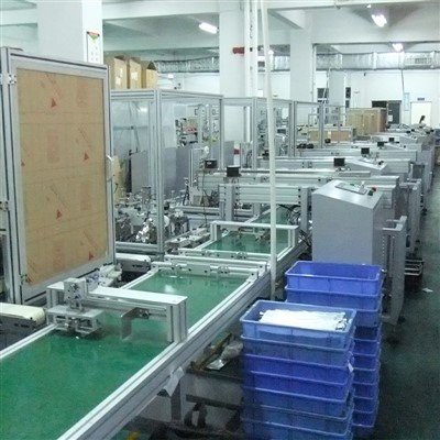 Elektroniczny fabryczny stół warsztatowy z profili aluminiowych